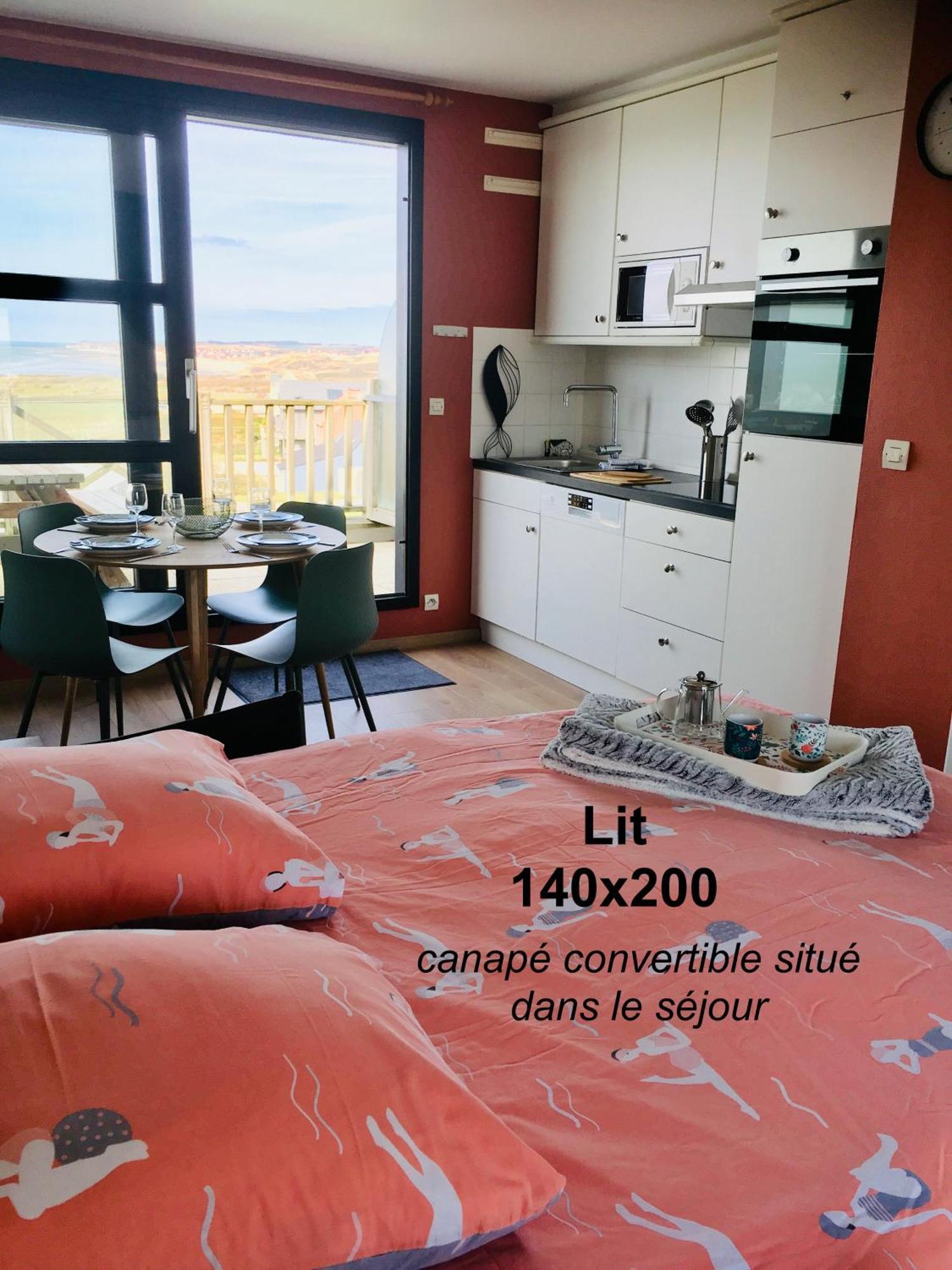 וימרה La Mer Vue D'En Haut , Duplex A La Naturelle Sur La Cote D'Opale מראה חיצוני תמונה